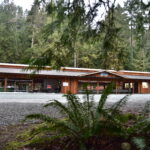 The front of Sooke River Jack Brooks Hatchery.